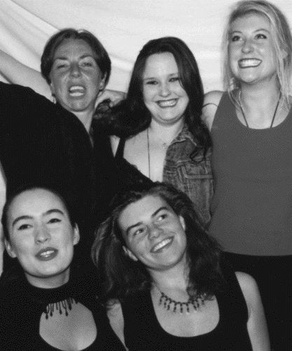 Just Whores cast of the Edinburgh production